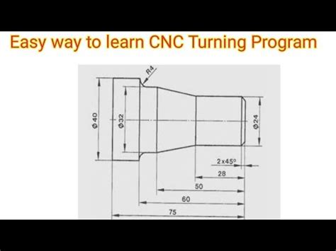 cnc lathe machining turning free sample|simple cnc lathe program.